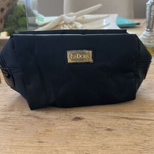 NEW Isadora cosmetic makeup bag black